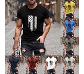 Camiseta para Hombre Camisetas Texto Gráfico Piscina Impresión 3D Calle Casual Manga Corta Ropa Impresa Básica L negro