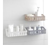 Estante de pared para almacenamiento de cocina y baño, estante colgante, organizador de soporte de cesta de esquina 27cm