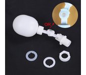 Válvula de flotador de plástico ajustable con bola, interruptor de control para acuario, para torre de agua One Size
