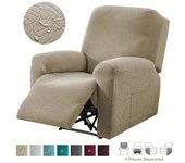 Funda de sofá reclinable impermeable, funda de sofá de una plaza, funda de sofá para relajarse, funda elástica para sillón, funda antideslizante