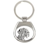 German Wirehaired Pointer I - keychain with a dog, keychain with a print, personalized pendant from the Art-Dog brand plata