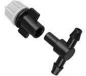 Sistema de riego por goteo de 33 pies, Kit de manguera de riego automático para jardín, microaspersor 1 Kit