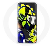 Coque pour Samsung Galaxy A8 Plus Valentino Rossi Pilote de vitesse champion du monde Motogp