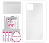 apgo Ultra Clear Protective Skin Sticker for the back compatible with Oppo A53, Wrap Film, Hydrogel Film, Flexible, Soft TPU with positioning layer ea