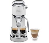 Expresso - Delonghi - EC890.W DedicaDuo - Blanc - 1,1L - Système anti-calcaire