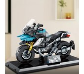 Sembo Block 255 piezas de motocicleta de juguete de carreras de velocidad, motocicleta de carreras, kit de bloques de construcción de automóviles expertos en la ciudad, juguetes educativos para niños, modelo de construcción