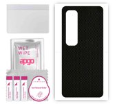 apgo Protective Skin Sticker for the back compatible with Xiaomi Mi 10 Ultra, Wrap Film, Foil, Vinyl - Pattern Matrix