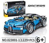 023001 coche de carreras de velocidad de ciudad desafío difícil MOC modelo de bloques de construcción técnicos juguetes ladrillos para niños regalos