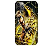 Coque maniacase pour Iphone 13 pro max Son Goku Super Saiyan SSJ3 Attaque point Dragon