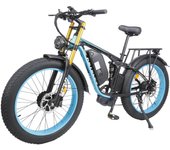 Bicicleta eléctrica KETELES K800Pro con motor de 2000 W, batería de 48 V y 23 Ah, neumáticos anchos de 26 48V 2000W 23Ah naranja/negro