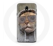 Coque pour Samsung Galaxy S5 Chat avec une capuche photo drole Animaux