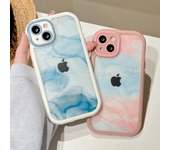 Funda con patrón de mármol a la moda para Iphone 14 Pro Max 13 11 12 Xs X Xr 14 Plus, funda acrílica de parachoques suave para teléfono For iPhone 11Pro Max