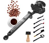 Cepillo de limpieza para cafeteras Leeseph, herramienta de limpieza para cafeteras espresso Barista para el hogar, cafeterías, el mejor regalo. 51mm
