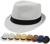 Sombrero de camping ajustable, sombrero de pescador con protección UV, sombrero de cubo para niños, sombrero de sol, gorra Panamá, sombrero de paja blanco