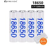 Batería de litio PALO 3200mAh 18650 baterías recargables de 3,7 V para batería de linterna 1PCS