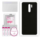 apgo Protective Skin Sticker for the back compatible with Xiaomi Poco M2, Wrap Film, Foil, Vinyl - Pattern Matrix