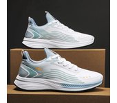 Nuevas zapatillas de deporte de tendencia con cordones para hombres primavera y otoño zapatos casuales cómodos para pies no cansados ​​superficie de malla zapatos de hombre de color transpirable 39