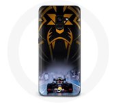 Coque pour Samsung Galaxy A8 Plus Formule 1 Sebastian Vettel Pilote automobile F1 Noir