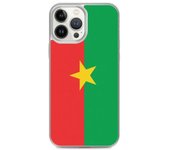 Funda iPhone - Drapeau Burkina Faso - iPhone 13 Pro Max - Souple - Multicolore - Verticale