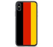 Coque pour iPhone - PIXELFORMA - iPhone XS - Drapeau de l'Allemagne - Sopa de silicona - Design léger