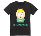 Camiseta de South Park para hombre con la frase  Oh Hamburgers Butters XL negro