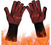 Guantes de barbacoa resistentes al calor: antiescaldaduras y aislantes para horno, parrilla y microondas.