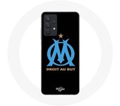 Coque pour Samsung Galaxy A32 5G Logo Olympique de Marseille Fond Noir