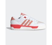 Adidas RIVALRY LOW Zapatillas blancas ORIGINALS Ladies ID5837 Zapatillas blancas/Wonder Clay/Bright Red 44