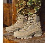 Botas militares al aire libre para hombres, nuevas zapatillas altas, nuevas botas para exteriores para hombres, zapatos 2023, botas romanas para hombres, Punk de buena calidad 39 verde del ejército