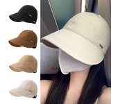 Sombrero de sol con cola de caballo, sombrero de pescador plegable, nuevos visores de secado rápido, hombres y mujeres caqui