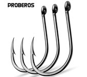 PRO BEROS Gancho suave para insectos con púa, anzuelo individual a granel, 200 unidades/bolsa 3# (200 pcs / bag)