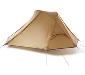 Tienda de campaña para 1 persona, tienda de campaña ligera para mochilero, de doble capa, se puede utilizar con plataforma elevada para dormir café