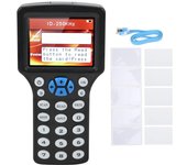 Lector y escritor de tarjetas de identificación IC portátil de múltiples frecuencias, duplicador de etiquetas CUID/FUID/UFUID, color negro negro
