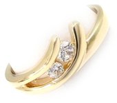 Bague Plaqué Or 'Câlin' 52