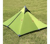 Tienda de campaña para 1-2 personas, tienda tipi para acampar al aire libre, ligera, impermeable, tienda piramidal verde
