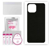 apgo Protective Skin Sticker for the back compatible with Xiaomi 11 Lite 5G NE, Wrap Film, Foil, Vinyl - Pattern Matrix