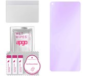 apgo Anti-Blue 9H Hybrid protective glass compatible with Oppo A53s 5G, flexible nano glass, great replacement for tempered glass, scratch-resistant,