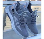 Zapatos de malla transpirables de verano, zapatos para correr para hombres, zapatos casuales para hombres, zapatos para estudiantes, zapatos deportivos casuales para hombres 40 negro