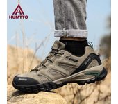 HUMTTO Zapatos de senderismo antideslizantes Zapatillas de deporte de trekking al aire libre ligeras de moda de invierno para hombres 39 caqui