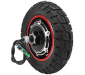 Motor de cubo de 10 pulgadas, 48 V, 800 W, para patinete eléctrico, tracción trasera, 250 a 1000 RPM, todoterreno