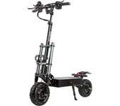 TOURSOR EB5 - Patinete eléctrico plegable para adultos, 3000 W, motor de doble tracción, batería de 60 V y 40 Ah, neumáticos todoterreno de 11 pulgadas, para montaña negro