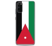 Coque Téléphone - Samsung - Galaxy S20 Plus - Drapeau Jordanie - Souple - Multicolore