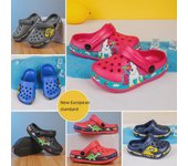Zapatillas de playa de verano para niños: Sandalias suaves y transpirables para padres e hijos, para niños y niñas. 26 negro