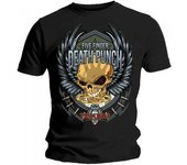 Camiseta unisex para adultos con el mensaje  Five Finger Death Punch Trouble M negro