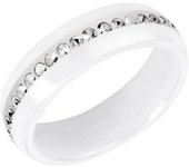Anillo de acero 'Sissi' (cerámica) 52