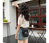 Bolsos De Mujer a la moda, diseño Simple, bolso con cámara Sense, bolso de hombro tipo bandolera estampado para mujer, bolso para mujer one size azul