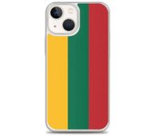 Funda iPhone - Multicolor - Drapeau Lituanie - Souple - TPU - Compatible iPhone 13 mini