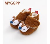 MYGGPP Zapatos de algodón para bebé de otoño e invierno, zapatos de bebé, zapatos de fondo suave para niños pequeños, zapatos de bebé, zapatos de algodón, zapatos cálidos 11cm blanco