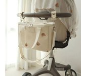 Embroidered Bear Baby Stroller Hooks Diaper Bag Accessories Mommy bags Pushchair Clips A