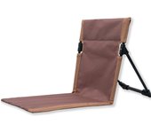 Silla para acampar y pescar al aire libre, tapete con respaldo, silla plegable, silla enrollada portátil con respaldo